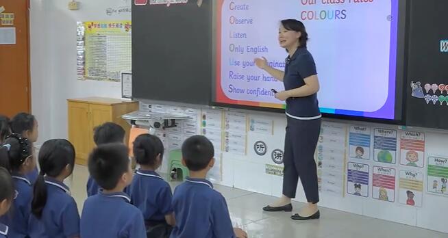 三年级上册A Let's talk广东碧桂园学校