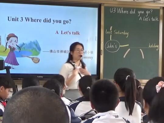 Unit 3 A Let's talk禅城区环湖小学周小敏
