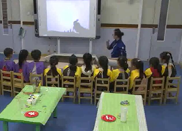 幼儿园公开课优质课大班美术《手形彩绘》课堂实录