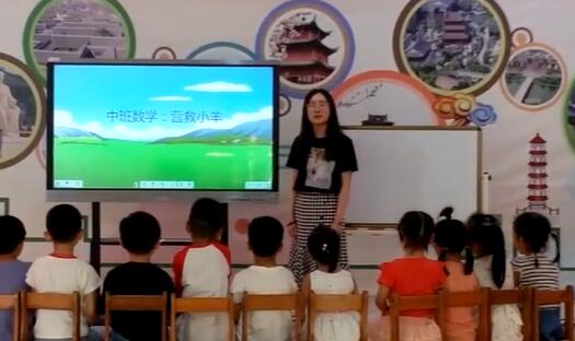 幼儿园公开课优质课中班数学《营救小羊》课堂实录