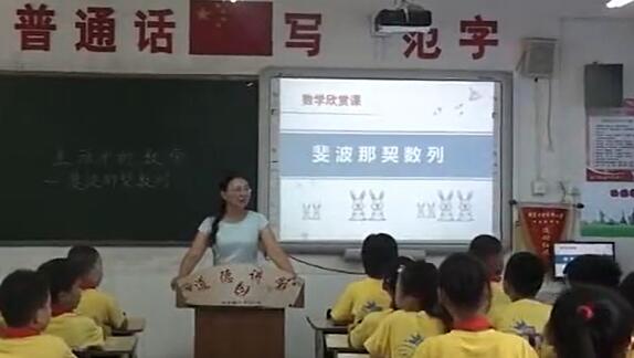 《斐波那契数列》（含课件教案） 名师优质公开课 教学实录 小学数学 人教版数学 六年级下册 6年级下册【吴朋年】