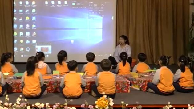 幼儿园公开课优质课大班美术《福灯笼》课堂实录